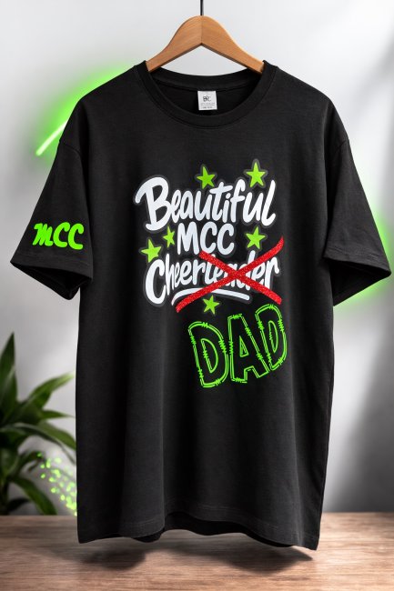 ADULT T-Shirt MCC Design Beautiful MCC Cheer DAD (Personalisierung)